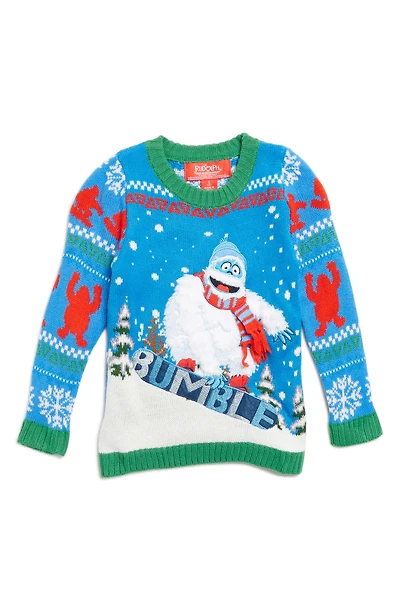 Kids' Abominable Snowmonster Holiday Christmas Sweater