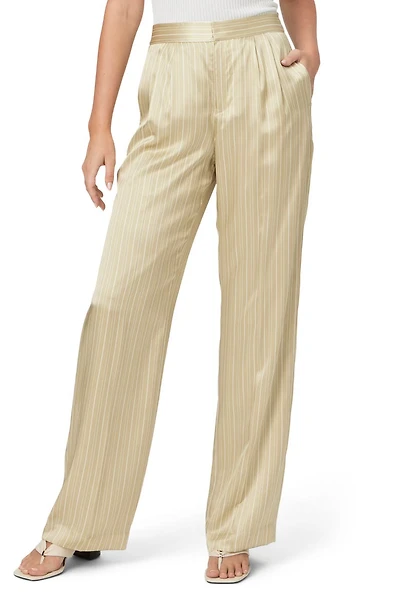Garrett Stripe Silk Pants