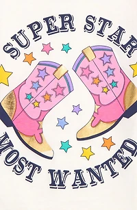 Kids' Long Sleeve Super Star Graphic T-Shirt