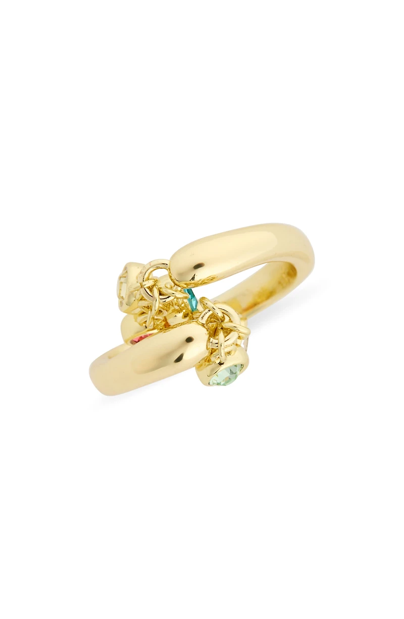 Shaky Stone Charm Ring
