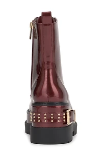 Imelda Lace-Up Platform Moto Bootie
