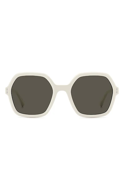 55mm Gradient Square Sunglasses