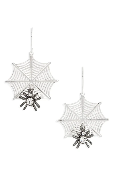 Spiderweb Drop Earrings