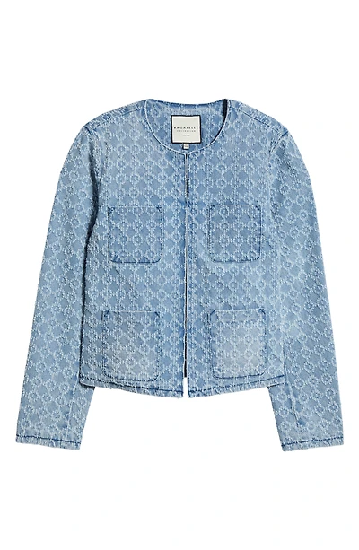 Textured Denim Jacket