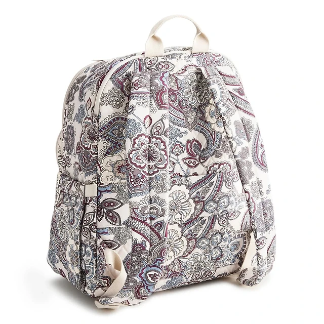 Vera Bradley Flowering Paisley Goji Berry Bancroft Backpack  display picture 1