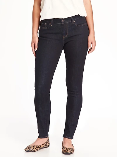 Mid-Rise Curvy Skinny Jeans