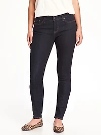 Mid-Rise Curvy Skinny Jeans