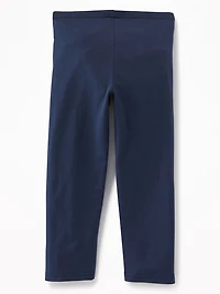 Short Crop Jersey Leggings for Girls