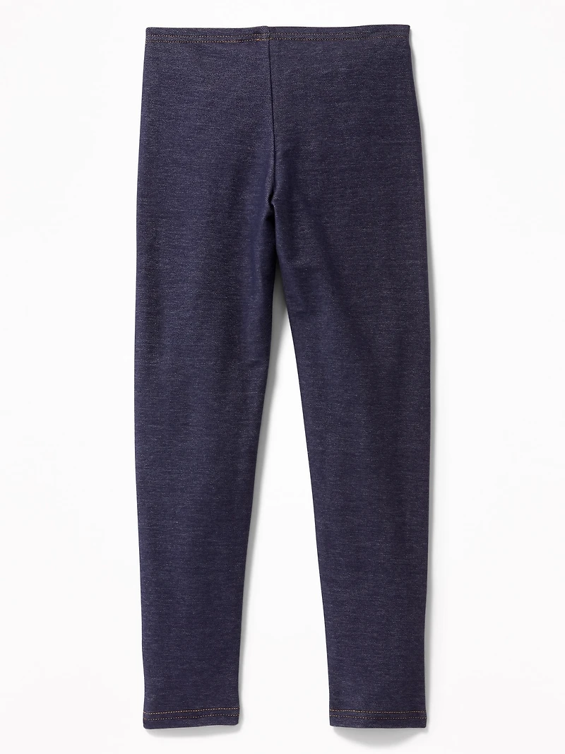 French-Terry Leggings for Girls