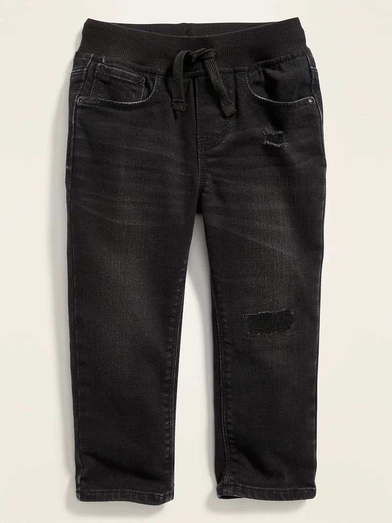 Unisex Skinny 360° Stretch Knit-Waist Jeans for Toddler