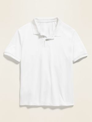 Moisture-Wicking School Uniform Polo Shirt for Boys