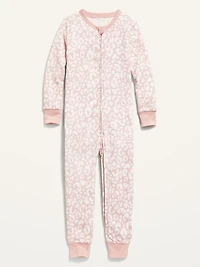 Unisex Snug-Fit 2-Way-Zip Printed Pajama One-Piece for Toddler & Baby