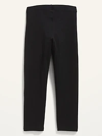 Short Crop Jersey Leggings for Girls