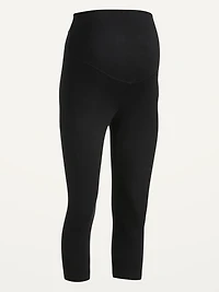 Maternity Full-Panel Cropped Leggings
