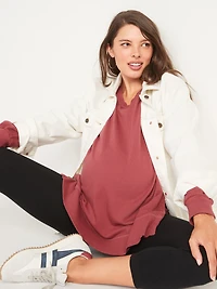 Maternity Full-Panel Cropped Leggings