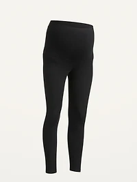 Maternity Rollover-Waist PowerChill Biker Shorts -- 8-inch inseam