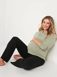 Maternity Full Panel Flare Leggings