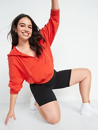 High-Waisted Biker Shorts - 8-inch inseam