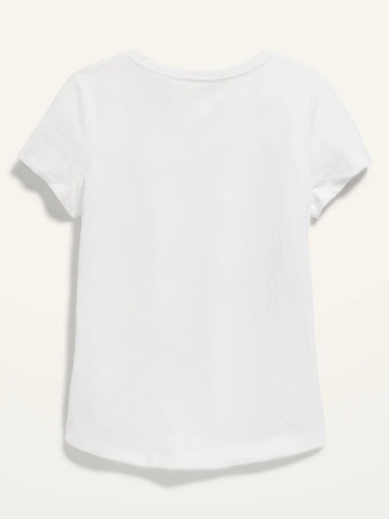 Softest Scoop-Neck T-Shirt for Girls