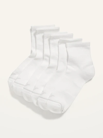 3-Pack Athletic Quarter Crew Socks for Women