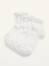 3-Pack Athletic Quarter Crew Socks for Women