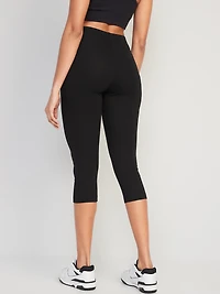 High-Waisted Fashion Layering Cropped Leggings 3-Pack