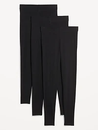 High-Waisted Fashion Layering Leggings 3-Pack