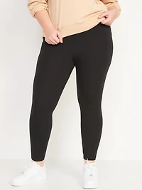 High-Waisted Fashion Layering 7/8 Legging