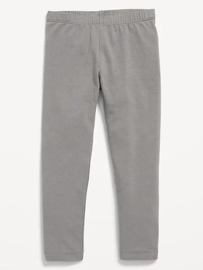 Jersey-Knit Full-Length Leggings for Toddler Girls