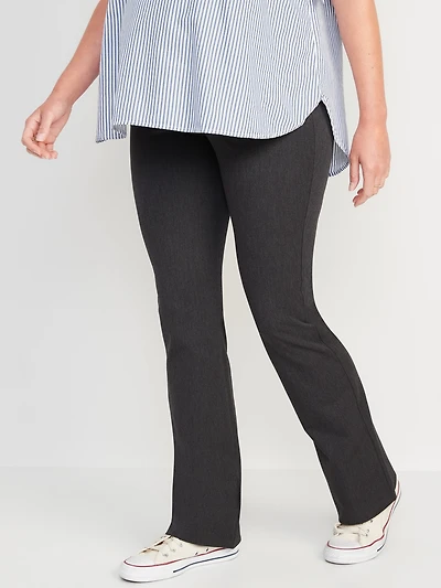 Maternity Full-Panel Pixie Flare Pants
