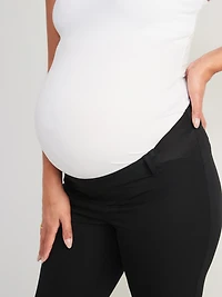 Maternity Side Panel Pixie Flare Pants
