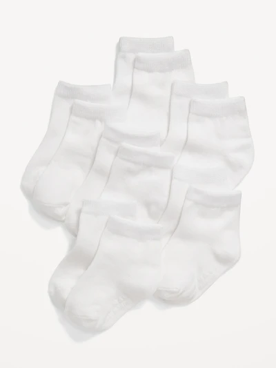 Unisex Crew Socks 6-Pack for Toddler & Baby