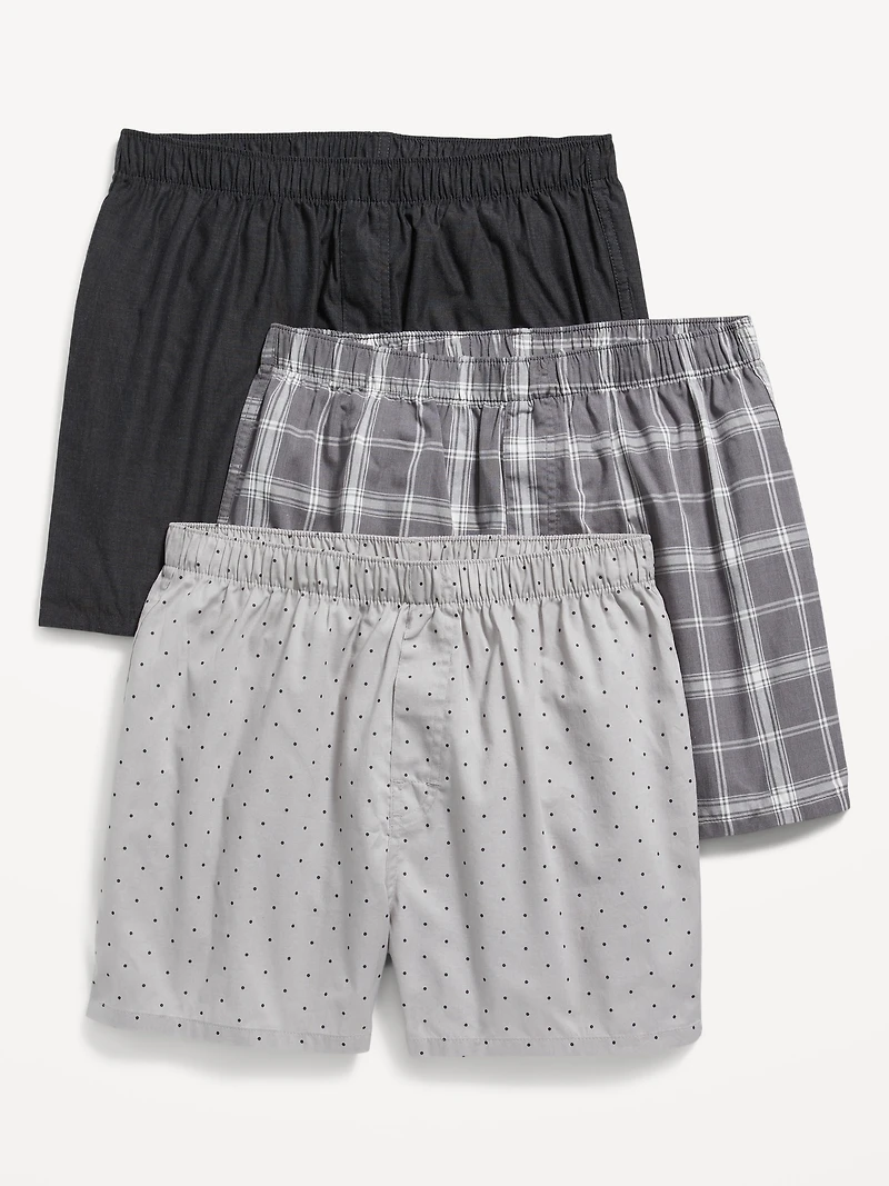 3-Pack Soft-Washed Boxer Shorts - 3.75-inch inseam