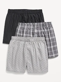 3-Pack Soft-Washed Boxer Shorts - 3.75-inch inseam