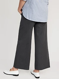 Maternity Full-Panel Pixie Wide-Leg Pants