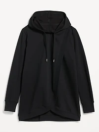 Maternity Cross-Front Nursing Pullover Hoodie