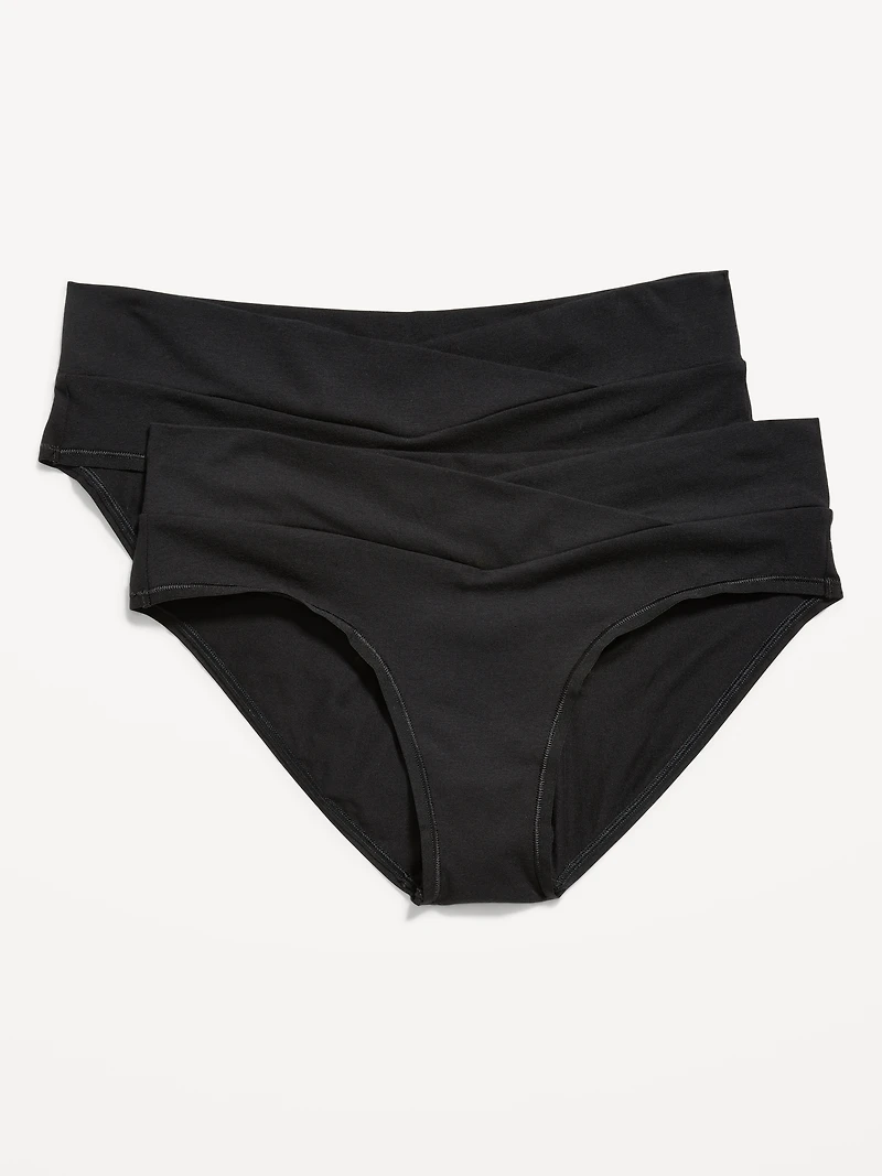 Maternity Low-Rise Bikini Underwear 2-Pack