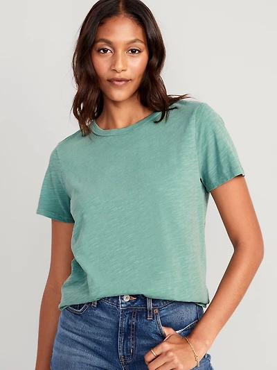 EveryWear Crew-Neck Slub-Knit T-Shirt