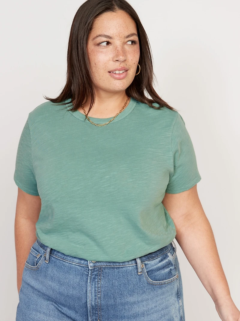 EveryWear Crew-Neck Slub-Knit T-Shirt