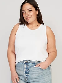 Luxe Sleeveless Striped Top