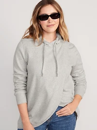 Maternity Cross-Front Nursing Pullover Hoodie