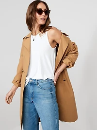 Luxe Sleeveless Striped Top