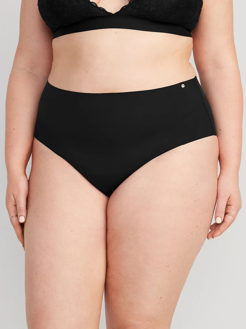 High-Waisted No-Show Brief Underwear