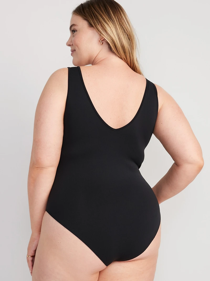 Seamless Base-Layer Tank Top Bodysuit