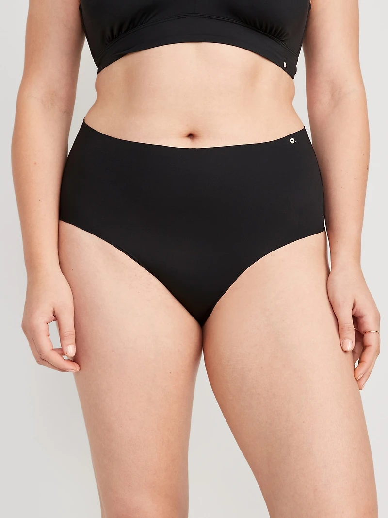 High-Waisted No-Show Brief Underwear