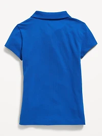 Uniform Pique Polo Shirt for Girls