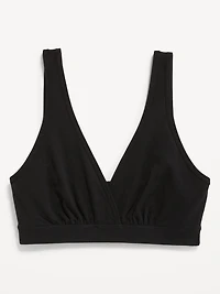 Maternity Cross-Front Cotton Nursing Bralette
