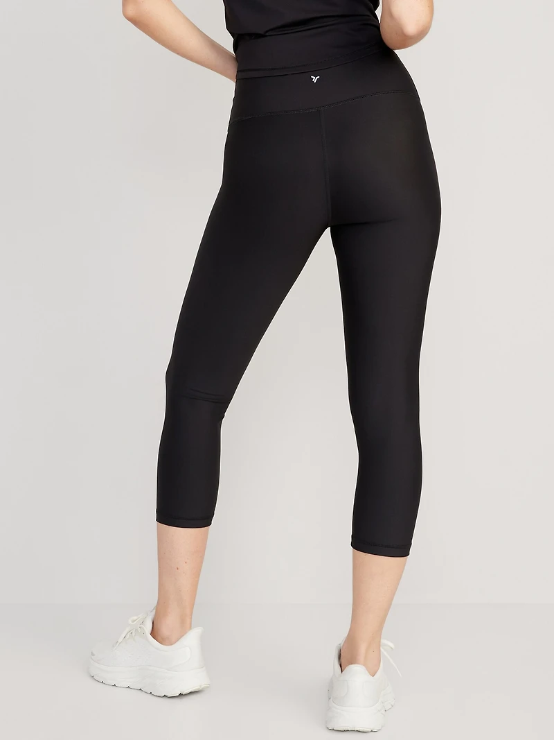 High-Waisted PowerSoft Crop Leggings
