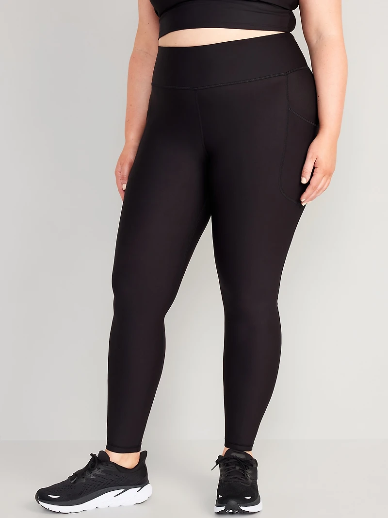 High-Waisted PowerSoft Full-Length Pocket Leggings