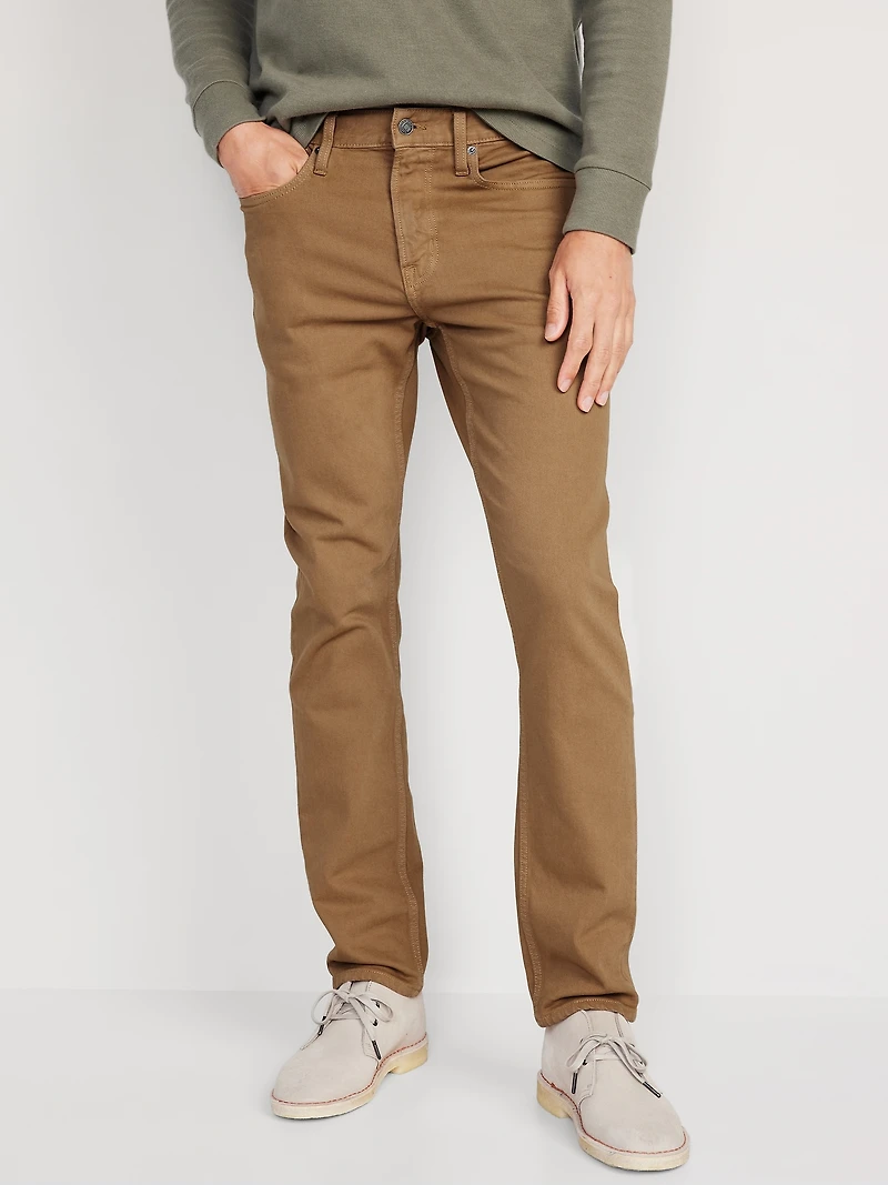 Slim Built-In Flex Five-Pocket Pants